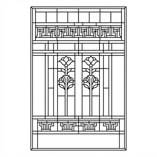 Engraving mockup — Horizon Rhythm Prairie panel, actual laser-cut file
