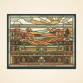 Modern Horizon Prairie wall panel