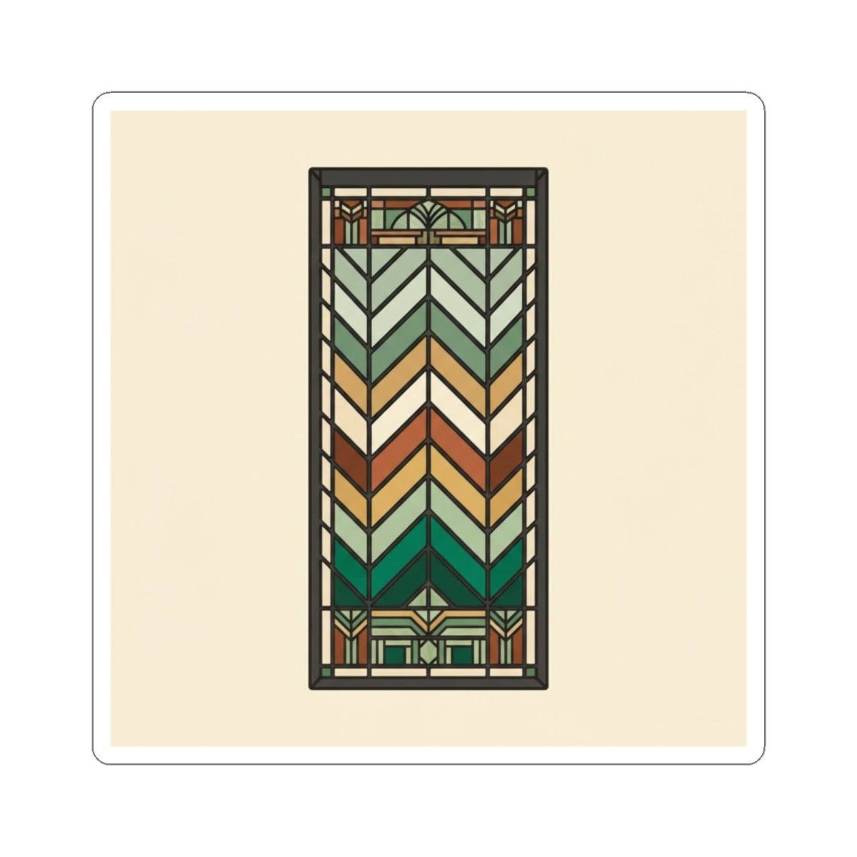 Prairie Sticker — Chevron Crest