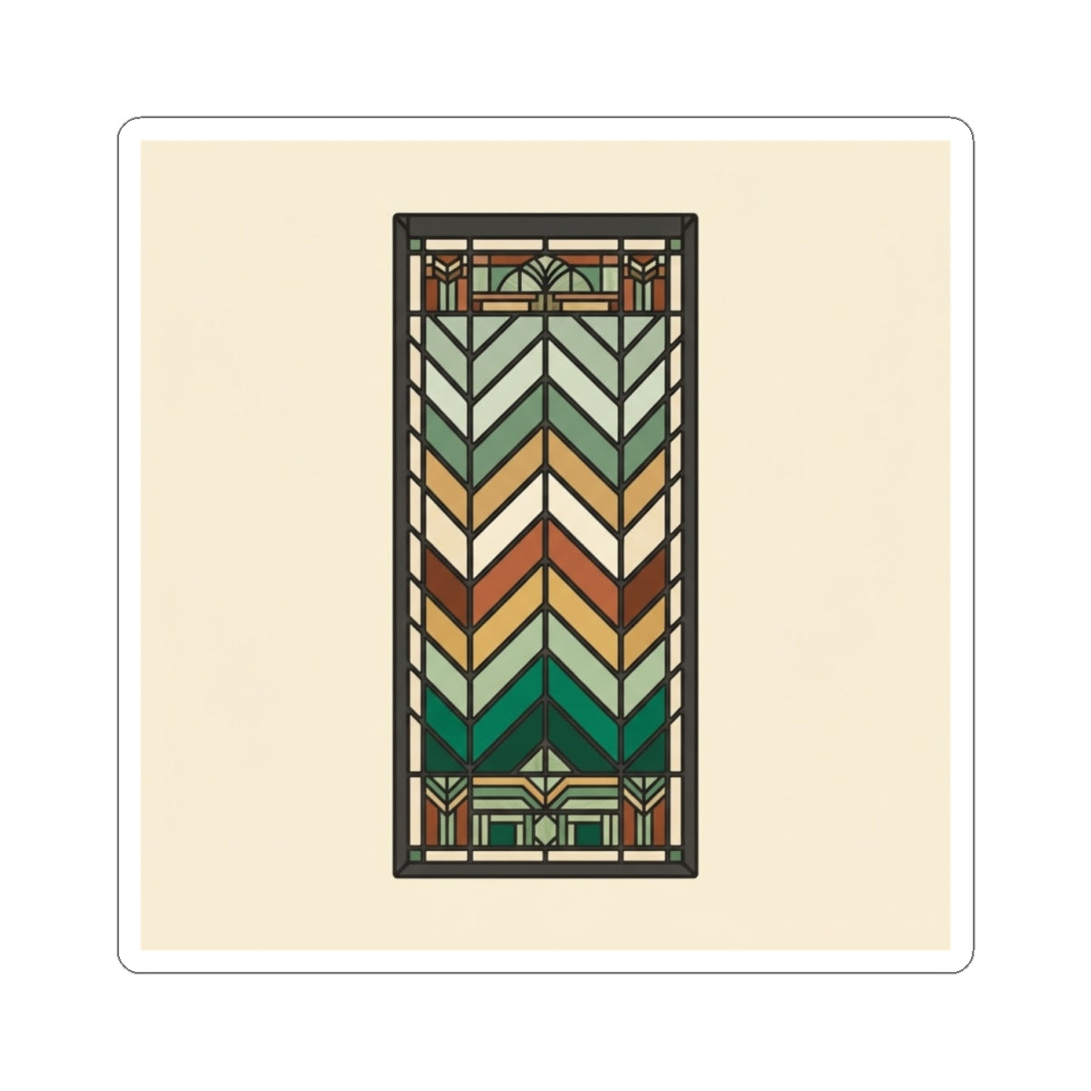 Prairie Sticker — Chevron Crest