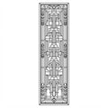Fretwork Path engraved bookmark design