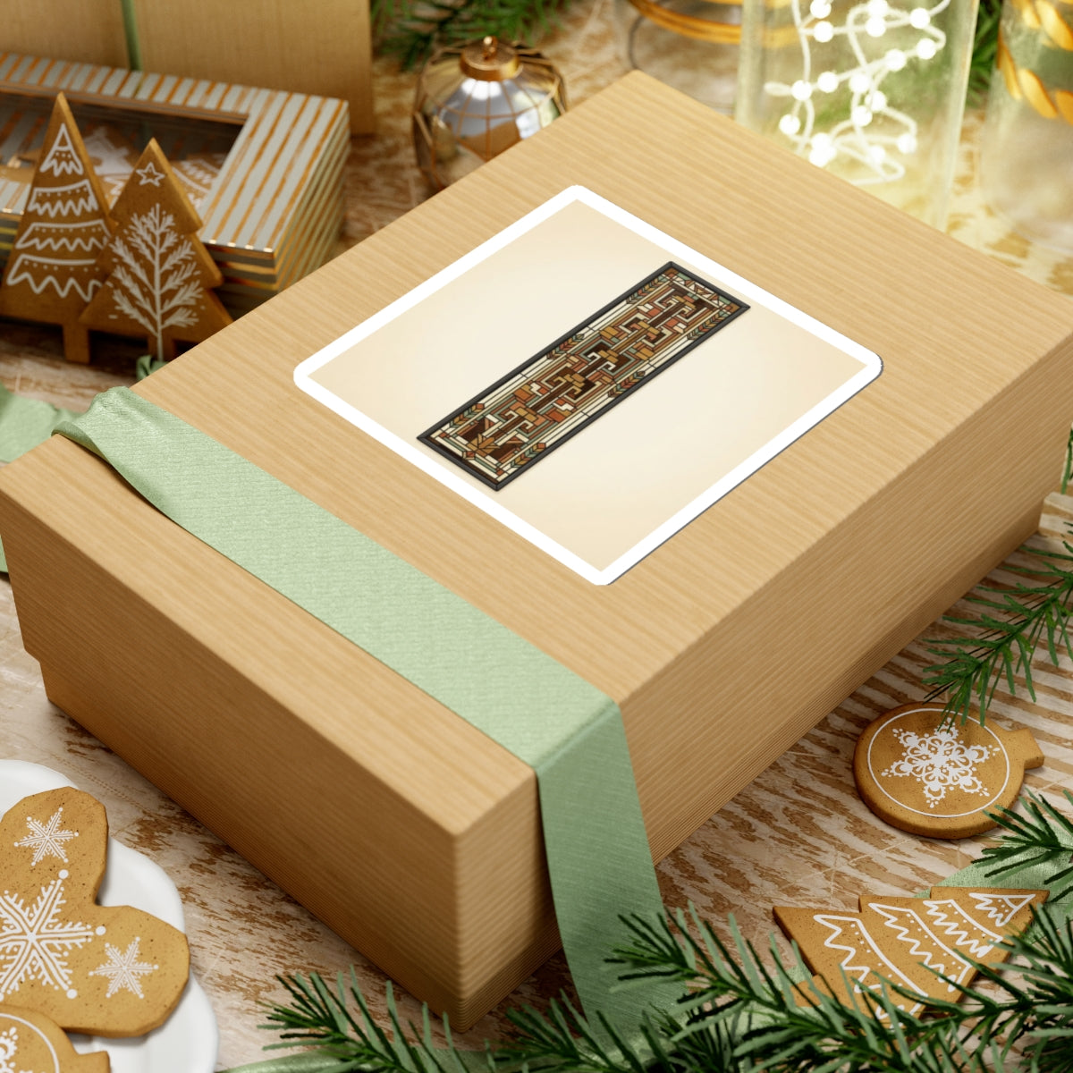 Prairie Sticker — Fretwork Path
