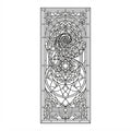Velocity Vortex engraved bookmark design