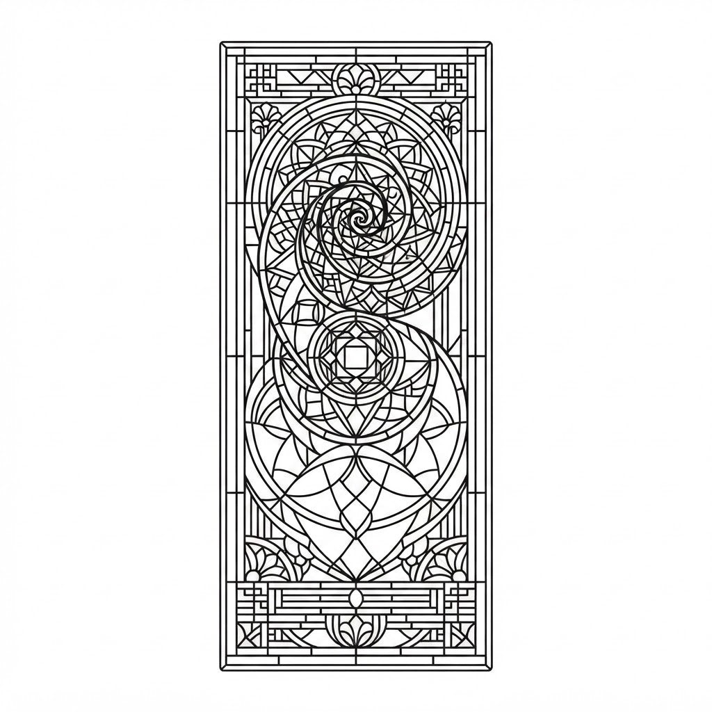 Velocity Vortex engraved bookmark design