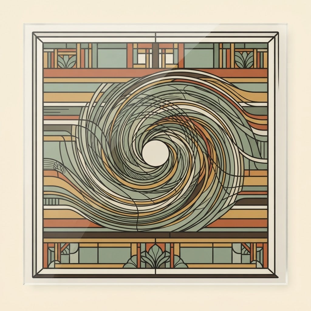 Tidal Twist Prairie wall panel