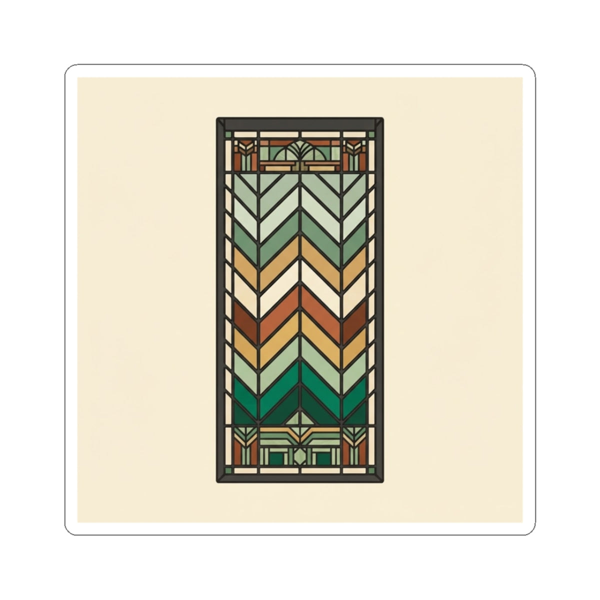 Prairie Sticker — Chevron Crest