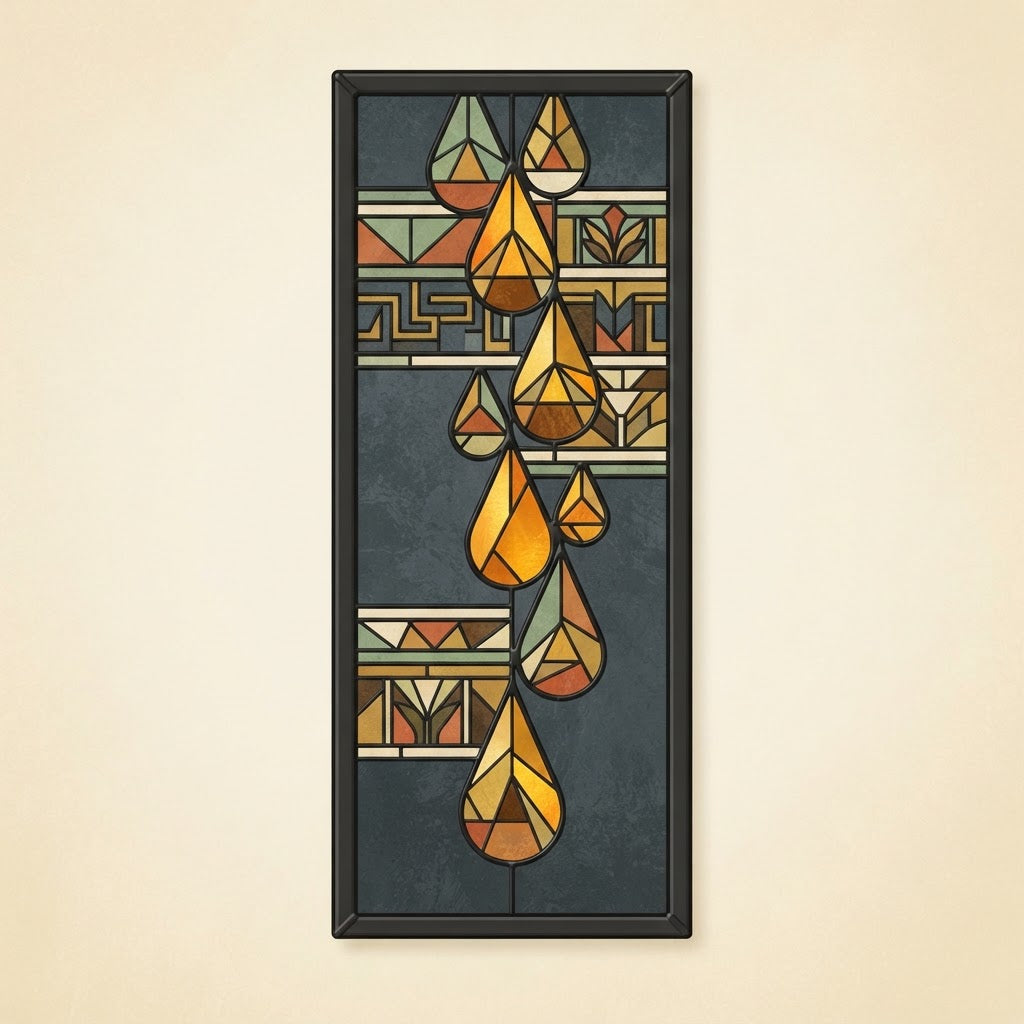 Angelic Rainfall Prairie wall panel — color