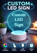 LED Light Sign | Engraved Acrylic