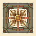Mosaic of Dawn Prairie wall tile — color