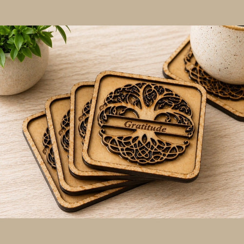 Tree of Life coaster set of four