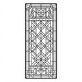 Modern Mesh engraved bookmark design