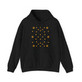 Boosted hex pad map hoodie, black, front