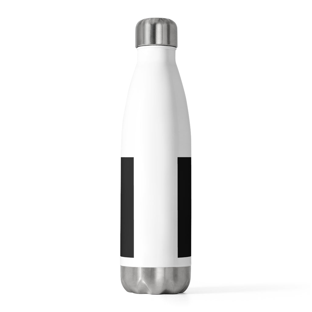 Boosted insulated water bottle, back view