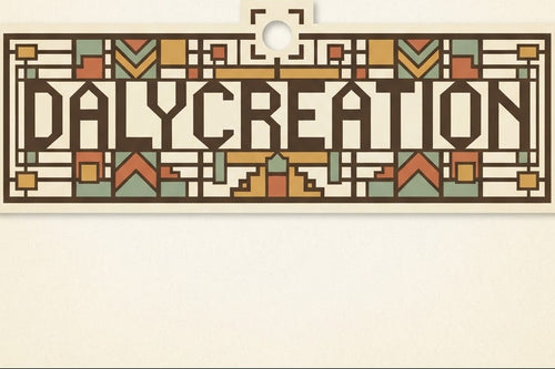Design rendering — Prairie-style laser-engraved wood address plate (11311 studio plate)