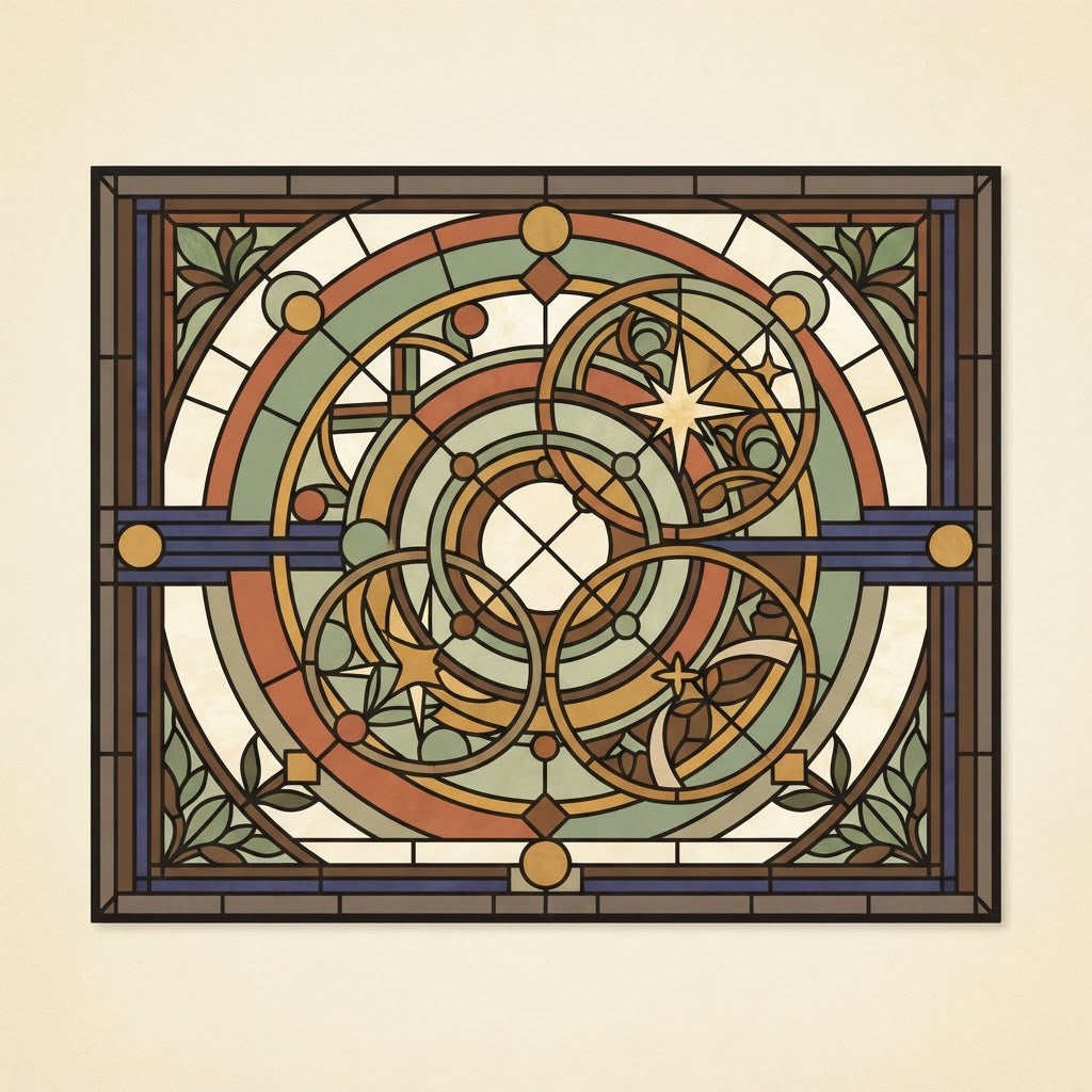 Celestial Ring Prairie wall panel