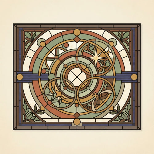 Celestial Ring Prairie wall panel